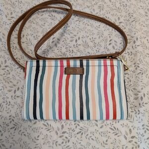 Relic Multicolor Striped Crossbody Bag